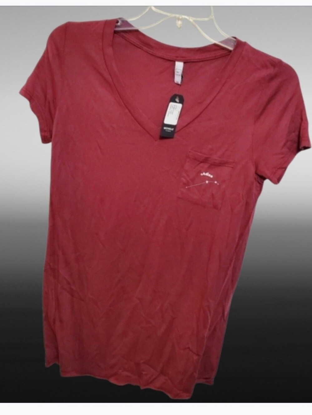 Aries Zodiac Pocket T-Shirt  Michelle by Comune